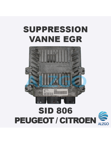 FORFAIT SUPPRESSION VANNE EGR PEUGEOT / CITROEN SID 806