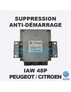 SUPPRESSION ANTI DEMARRAGE IAW 48P PEUGEOT / CITROEN