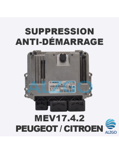 SUPPRESSION ANTI DEMARRAGE MEV17.4.2 PEUGEOT / CITROEN