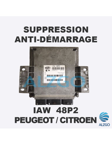 SUPPRESSION ANTI DEMARRAGE IAW 48P2 PEUGEOT / CITROEN