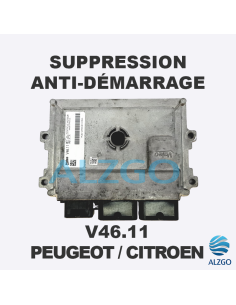 SUPPRESSION ANTI DEMARRAGE V46.11 PEUGEOT / CITROEN