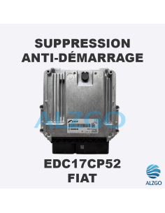 SUPPRESSION ANTI DEMARRAGE EDC17CP52 FIAT