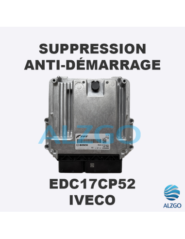 SUPPRESSION ANTI DEMARRAGE EDC17CP52 IVECO