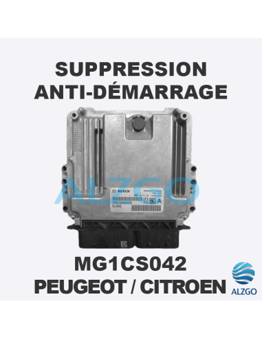 SUPPRESSION ANTI DEMARRAGE MG1CS042 PEUGEOT / CITROEN