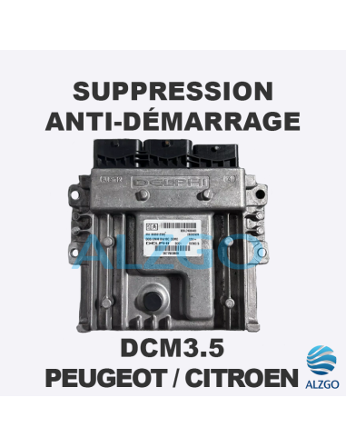 SUPPRESSION ANTI DEMARRAGE DCM3.5 PEUGEOT / CITROEN