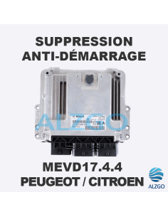 SUPPRESSION ANTI DEMARRAGE MEVD17.4.4 PEUGEOT / CITROEN