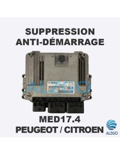 SUPPRESSION ANTI DEMARRAGE MED17.4 PEUGEOT / CITROEN