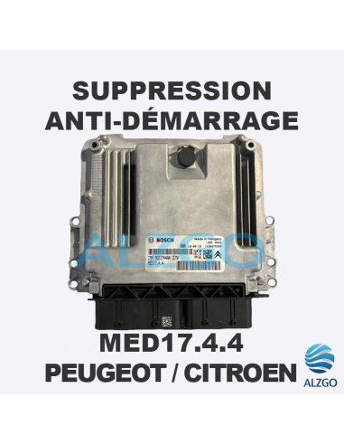 SUPPRESSION ANTI DEMARRAGE MED17.4.4 PEUGEOT / CITROEN