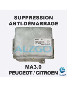 SUPPRESSION ANTI DEMARRAGE MA3.0 PEUGEOT / CITROEN