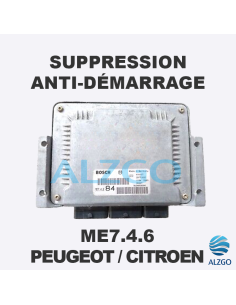 SUPPRESSION ANTI DEMARRAGE ME7.4.6 PEUGEOT / CITROEN