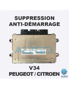 SUPPRESSION ANTI DEMARRAGE V34.X PEUGEOT / CITROEN