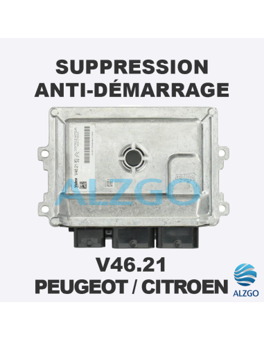 SUPPRESSION ANTI DEMARRAGE V46.21 PEUGEOT / CITROEN