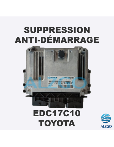 SUPPRESSION ANTI DEMARRAGE EDC17C10 TOYOTA