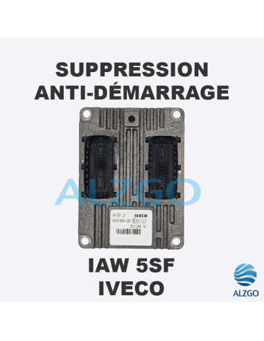 SUPPRESSION ANTI DEMARRAGE IAW 5SF IVECO