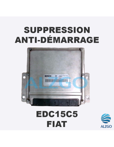 SUPPRESSION ANTI DEMARRAGE EDC15C5 FIAT