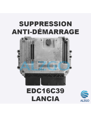 SUPPRESSION ANTI DEMARRAGE EDC16C39 LANCIA