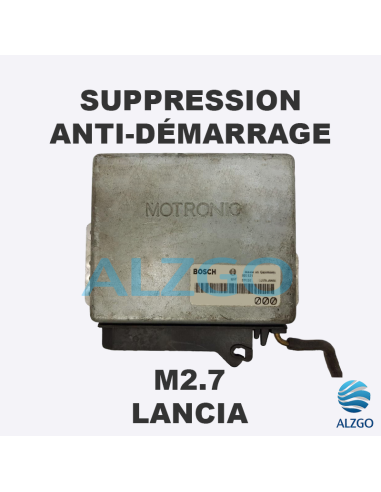 SUPPRESSION ANTI DEMARRAGE M2.7 LANCIA