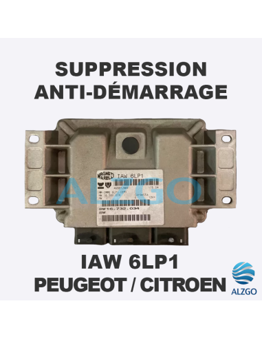 SUPPRESSION ANTI DEMARRAGE IAW 6LP1 PEUGEOT / CITROEN