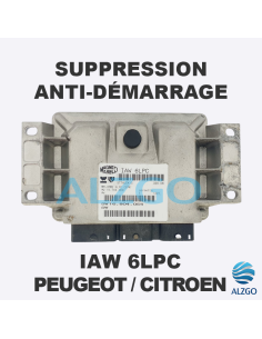 SUPPRESSION ANTI DEMARRAGE IAW 6LPC PEUGEOT / CITROEN