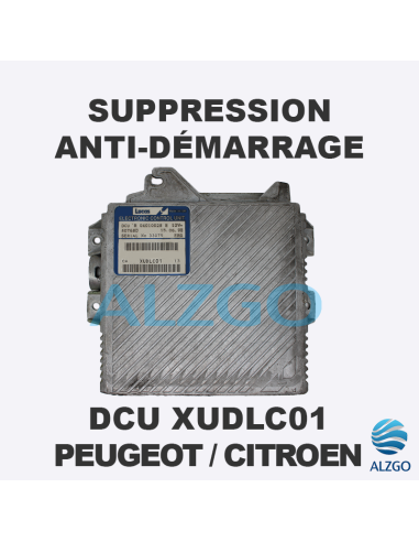 SUPPRESSION ANTI DEMARRAGE DCU XUDLC01 PEUGEOT / CITROEN