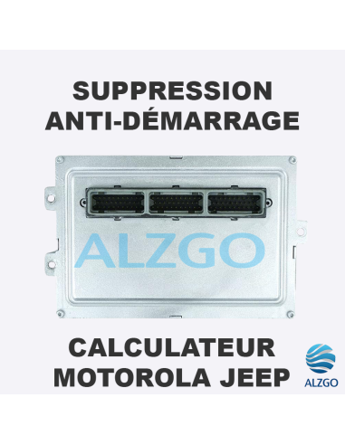 SUPPRESSION ANTI DEMARRAGE CALCULATEUR MOTOROLA JEEP