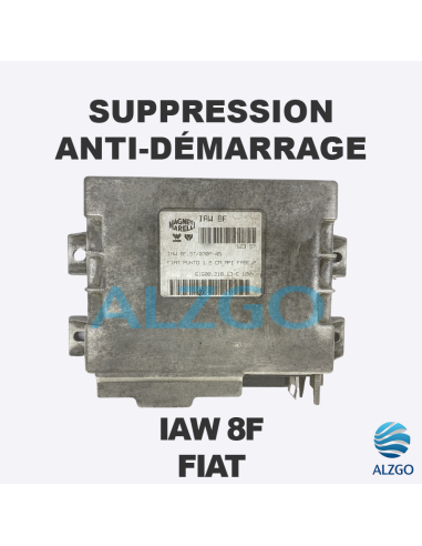 SUPPRESSION ANTI DEMARRAGE IAW 8F FIAT