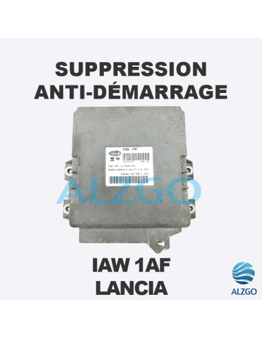 SUPPRESSION ANTI DEMARRAGE IAW 1AF LANCIA