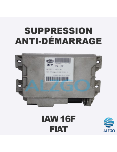 SUPPRESSION ANTI DEMARRAGE IAW 16F FIAT