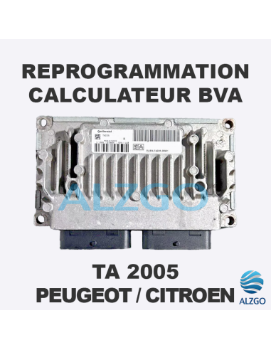 FORFAIT REPROGRAMMATION CALCULATEUR BVA PEUGEOT / CITROEN TA 2005