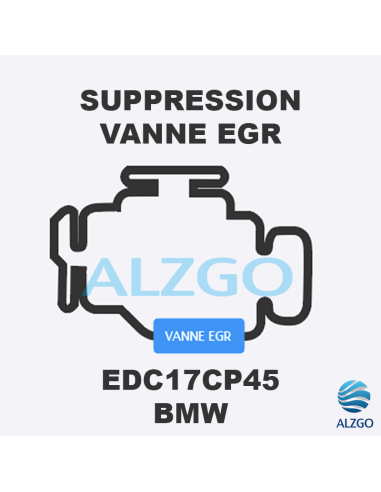 FORFAIT SUPPRESSION VANNE EGR BMW EDC17CP45