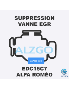 FORFAIT SUPPRESSION VANNE EGR ALFA ROMEO EDC15C7