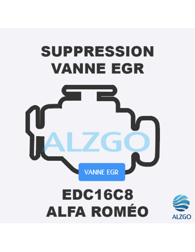 FORFAIT SUPPRESSION VANNE EGR ALFA ROMEO EDC16C8