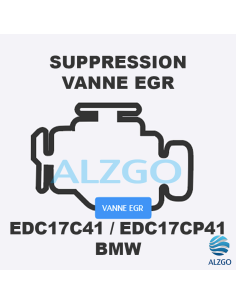 FORFAIT SUPPRESSION VANNE EGR BMW EDC17C41 / EDC17CP41