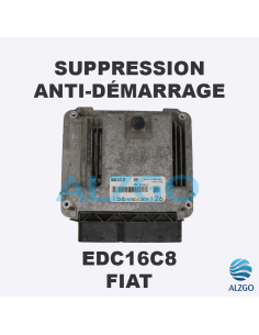 SUPPRESSION ANTI DEMARRAGE EDC16C8 FIAT