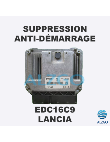 SUPPRESSION ANTI DEMARRAGE EDC16C9 LANCIA