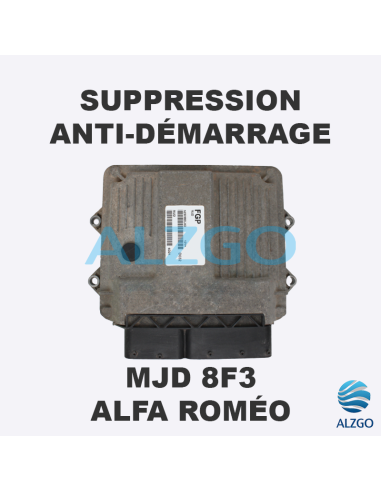 SUPPRESSION ANTI DEMARRAGE MJD 8F3 ALFA ROMEO