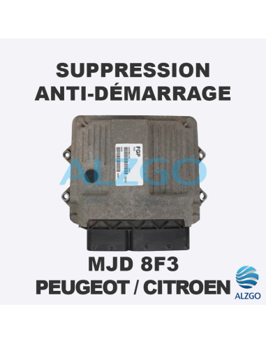 SUPPRESSION ANTI DEMARRAGE MJD 8F3 PEUGEOT / CITROEN