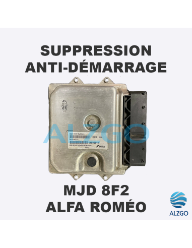 SUPPRESSION ANTI DEMARRAGE MJD 8F2 ALFA ROMEO