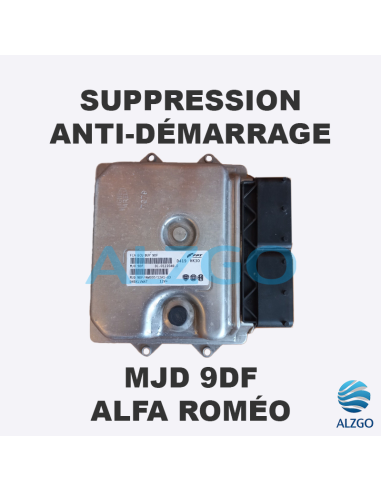 SUPPRESSION ANTI DEMARRAGE MJD 9DF ALFA ROMEO