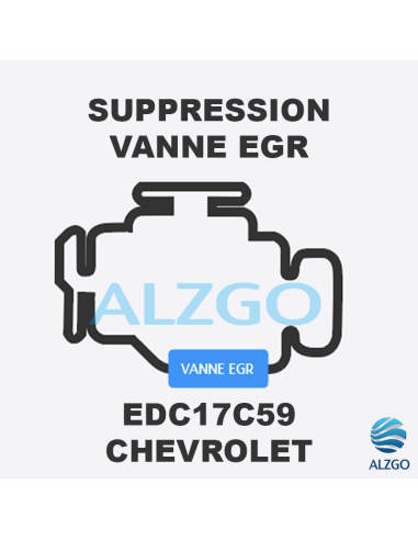 FORFAIT SUPPRESSION VANNE EGR CHEVROLET EDC17C59