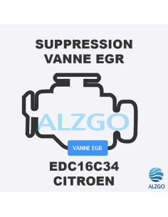 FORFAIT SUPPRESSION VANNE EGR CITROEN EDC16C34