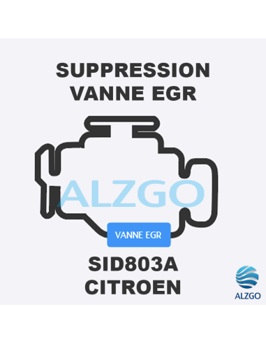 FORFAIT SUPPRESSION VANNE EGR CITROEN SID 803A