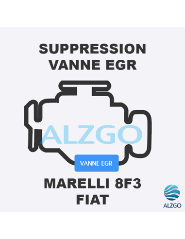 FORFAIT SUPPRESSION VANNE EGR FIAT MARELLI 8F3