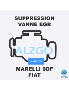 FORFAIT SUPPRESSION VANNE EGR FIAT MARELLI 9DF