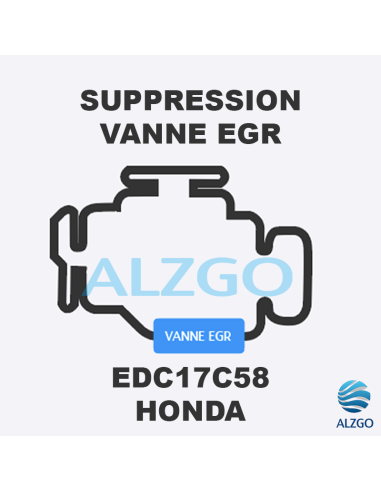 FORFAIT SUPPRESSION VANNE EGR HONDA EDC17C58