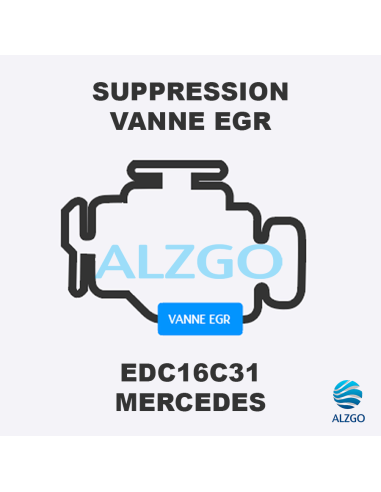 FORFAIT SUPPRESSION VANNE EGR MERCEDES EDC16C31