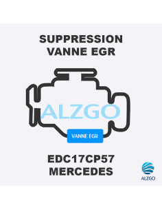 FORFAIT SUPPRESSION VANNE EGR MERCEDES EDC17CP57