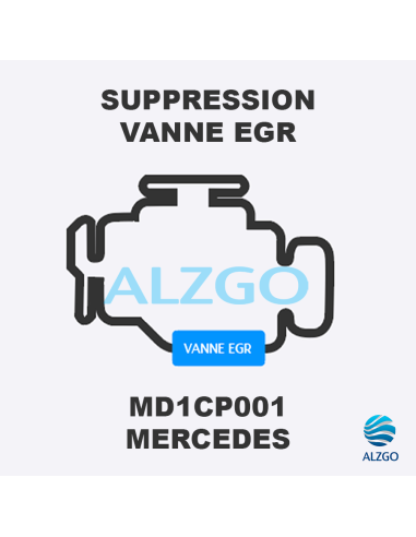 FORFAIT SUPPRESSION VANNE EGR MERCEDES MD1CP001