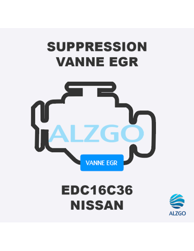 FORFAIT SUPPRESSION VANNE EGR NISSAN EDC16C36