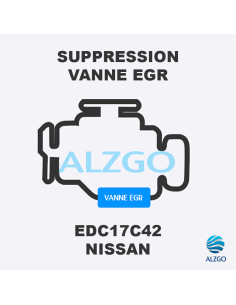 FORFAIT SUPPRESSION VANNE EGR NISSAN EDC17C42